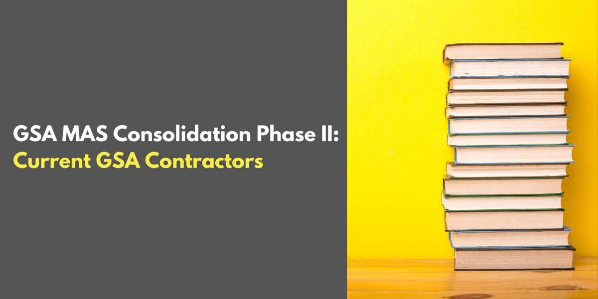 GSA MAS Consolidation Phase 2