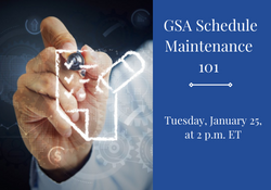 GSA Schedule Maintenance 101 (1)