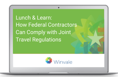 How federal contractors can comply with JTR webinar cover