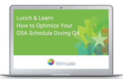 How to Optimize Your GSA Schedule During Q4
