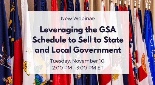 Leveraging GSA Schedule to Sell to State & Local Gov- social post-1